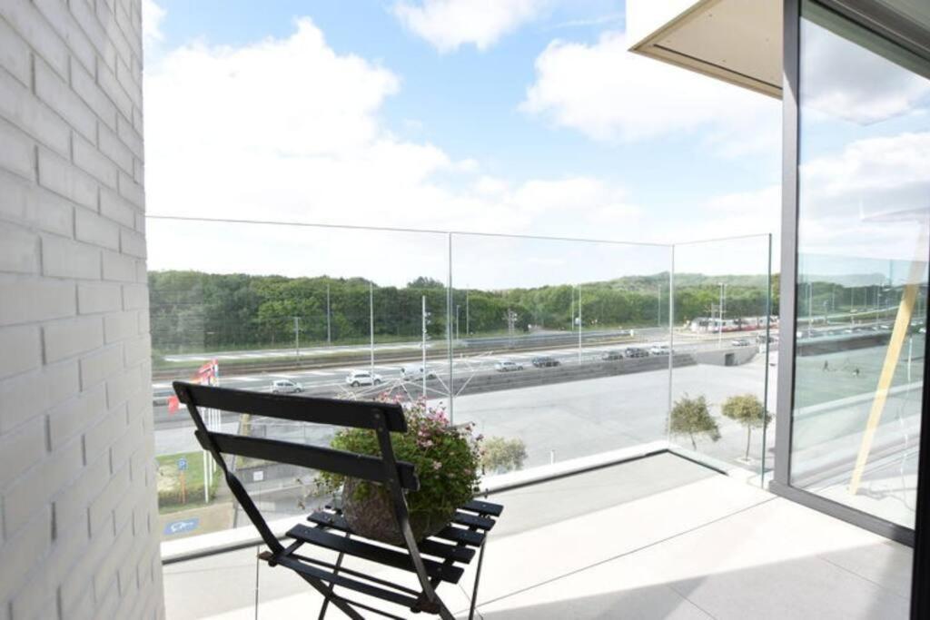 Luxe Apt In Centrum Bredene Overlooking The Dunes Bagian luar foto